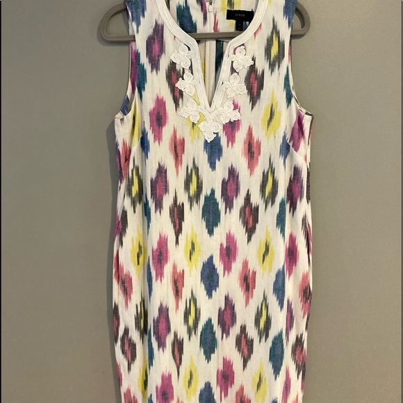 J crew. multicolored dress. - Picture 1 of 5
